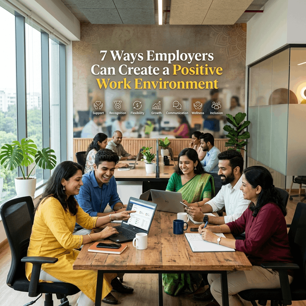 7 WAYS EMPLOYERS CAN CREATE POSITIVE WORK ENVIRONMENT