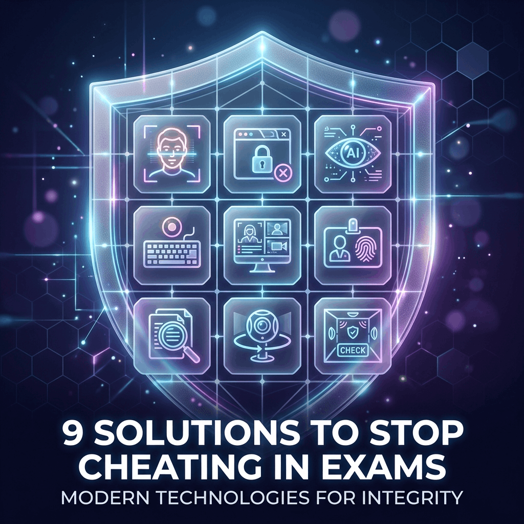 9 SOLUTION TO STOP CHEATING IN EXAMS WITH THE HELP OF AN ONLINE EXAM SYSTEM