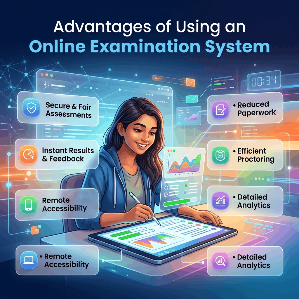 ADVANTAGES OF USING AN ONLINE EXAMINATION SYSTEM