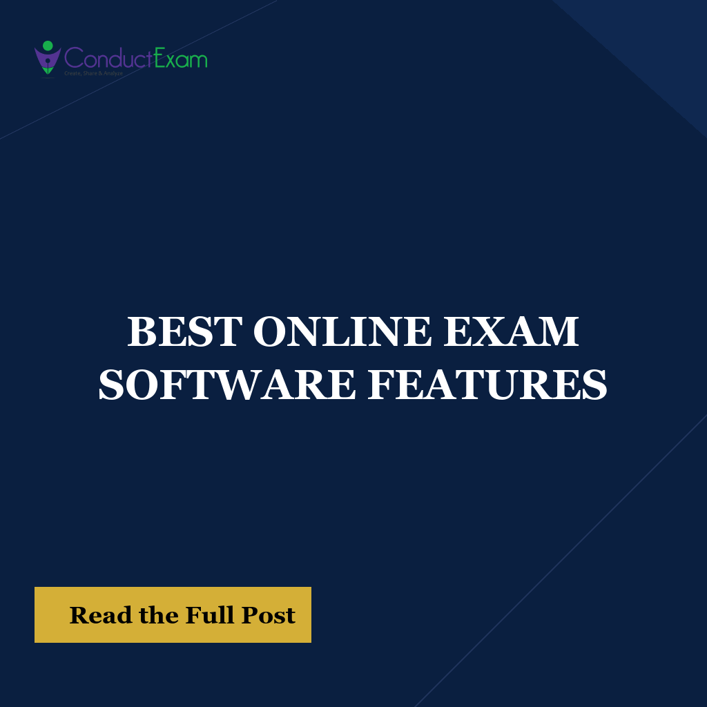 BEST ONLINE EXAM SOFTWARE FEATURES