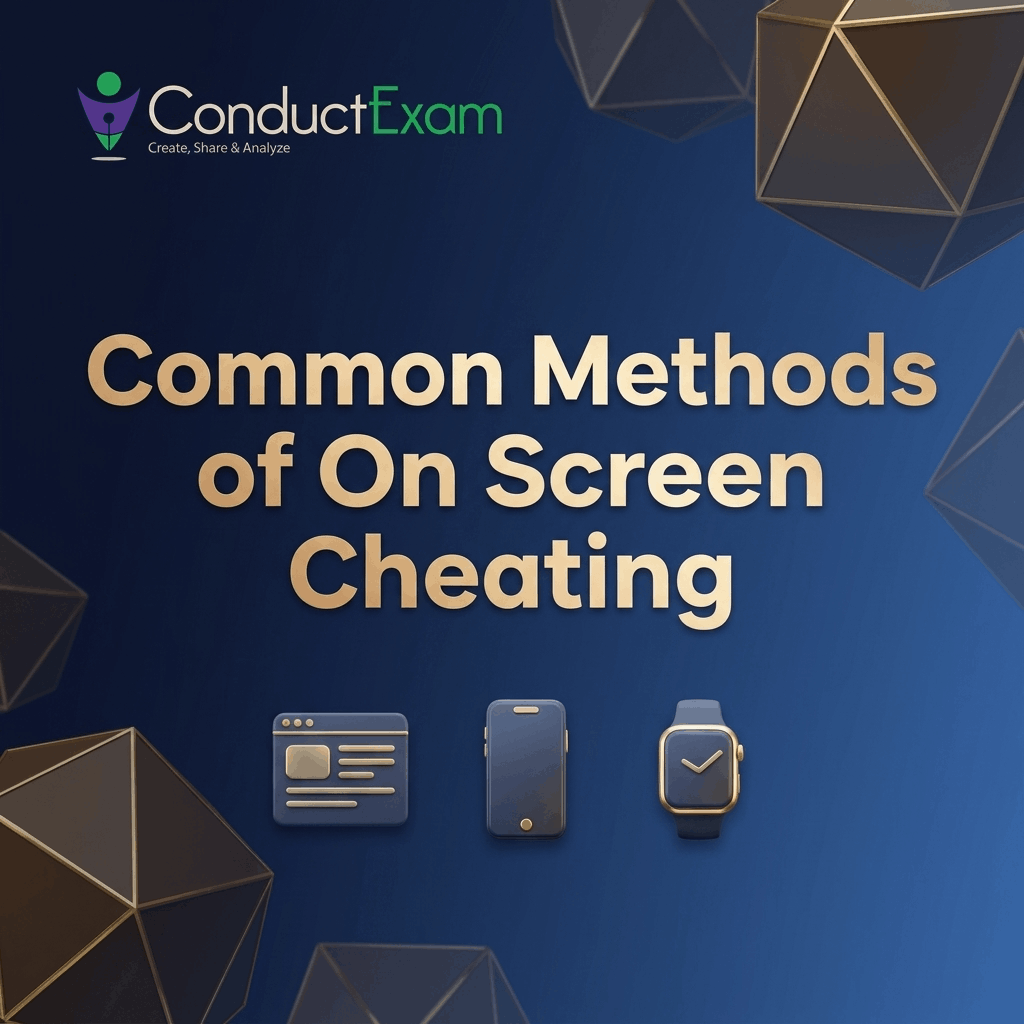 COMMON METHODS OF ON SCREEN CHEATING