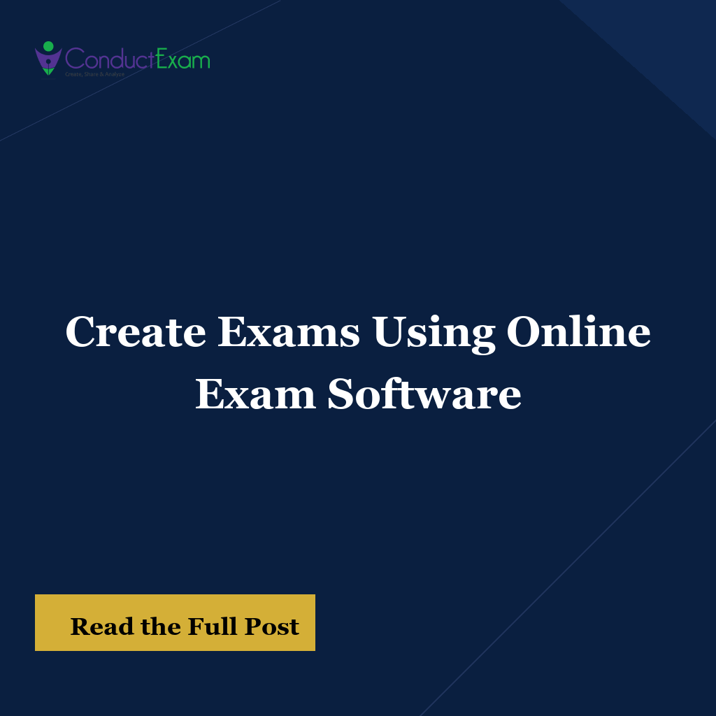 Create Exams Using Online Exam Software
