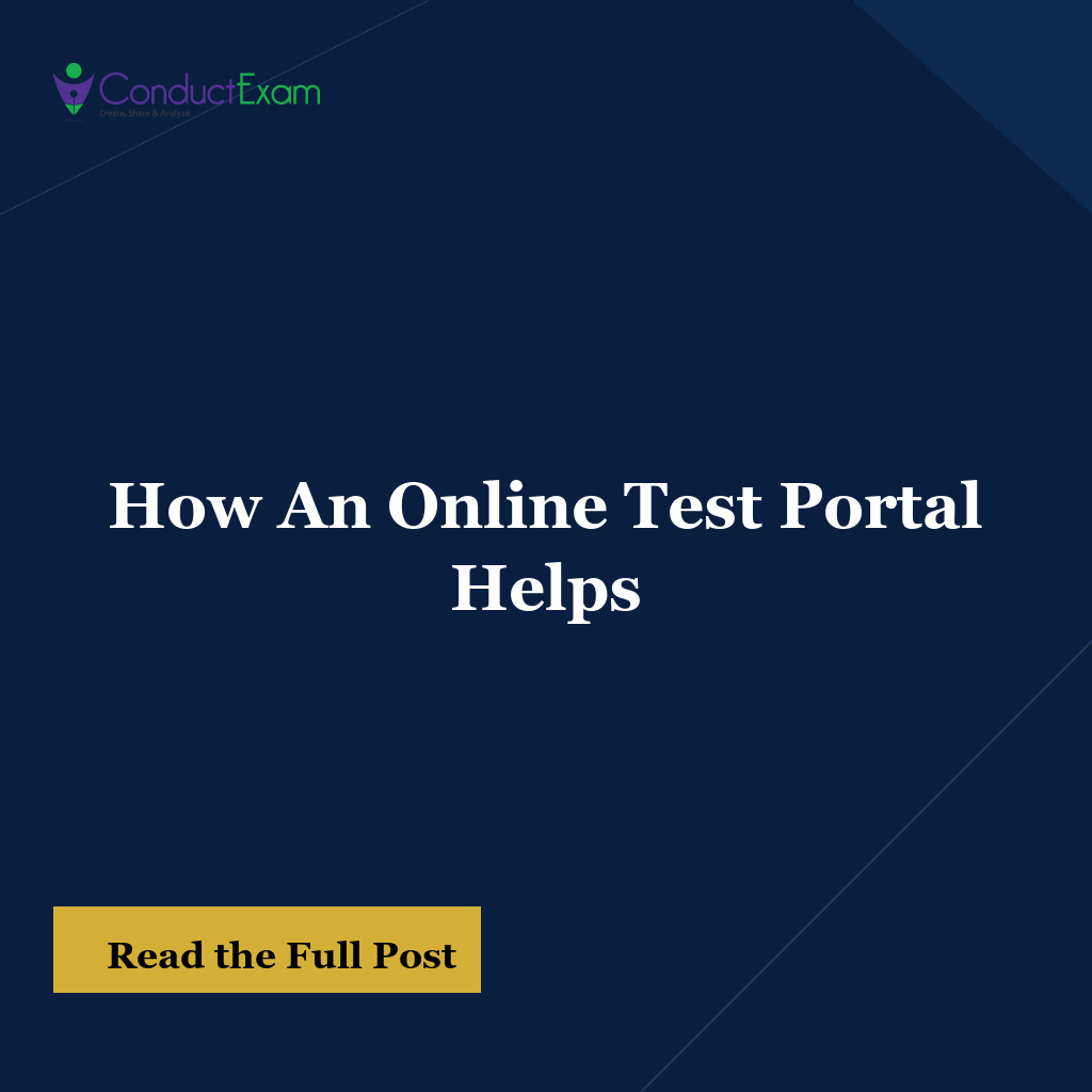 How An Online Test Portal Helps