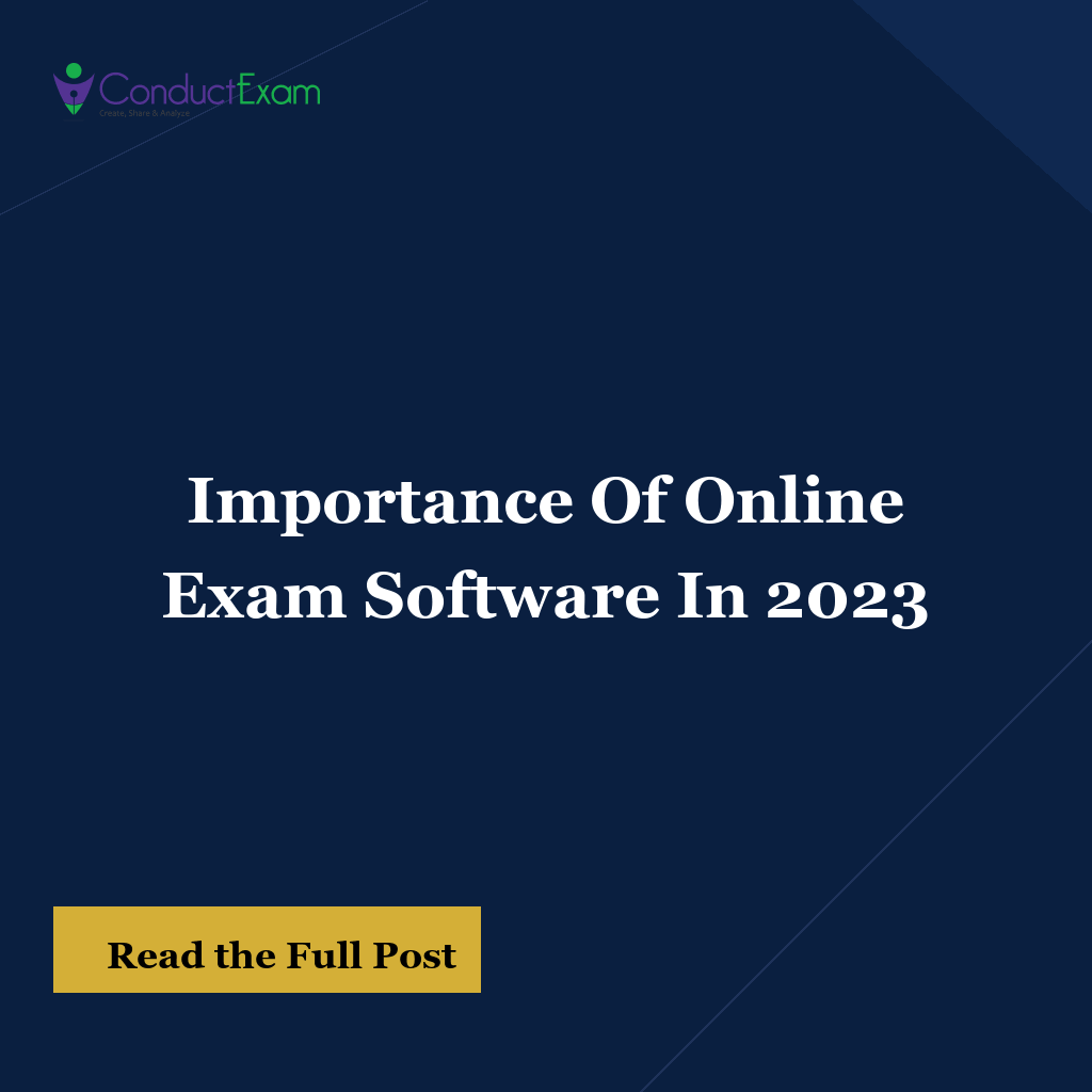 Importance Of Online Exam Software In 2026