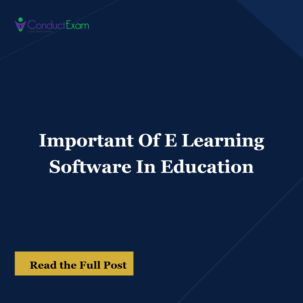 Important Of E Learning Software In Education