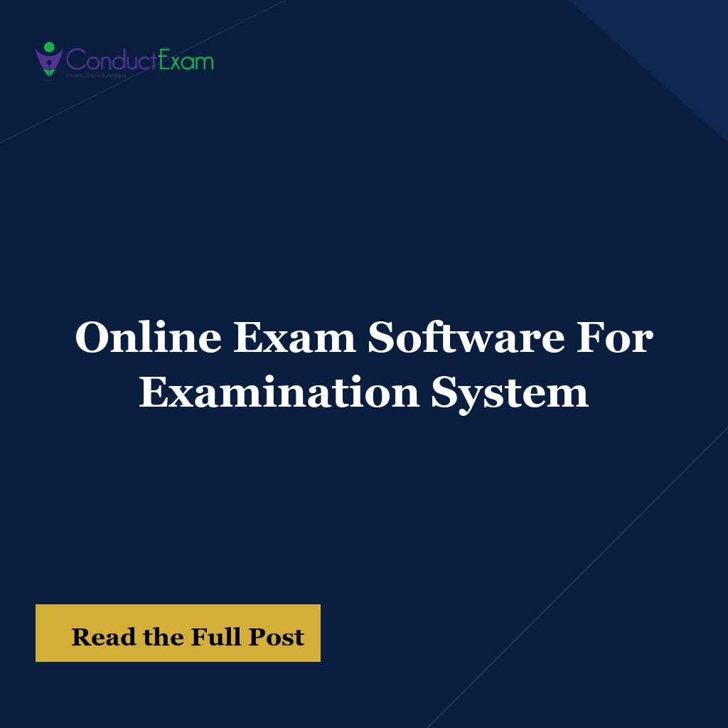 Online Exam Software For Examination System