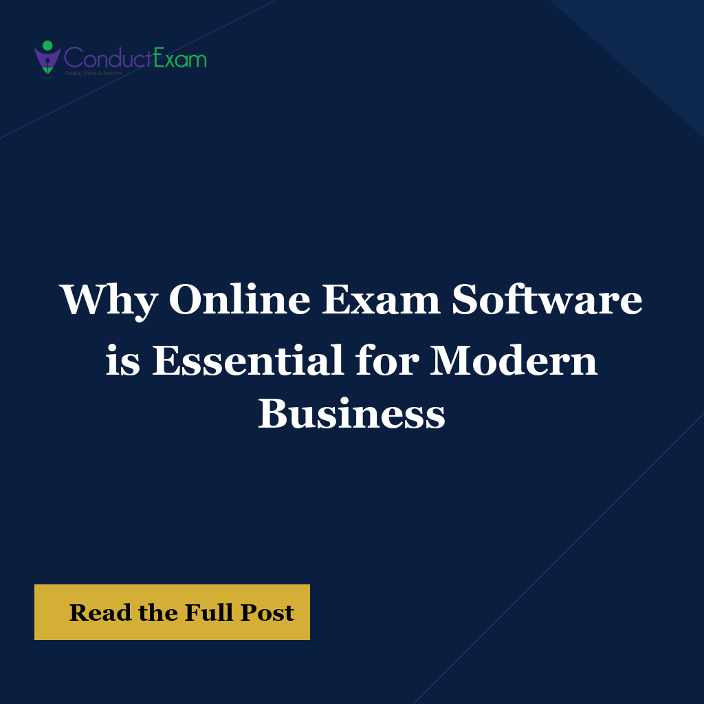 Why Online Exam Software is Useful in Business