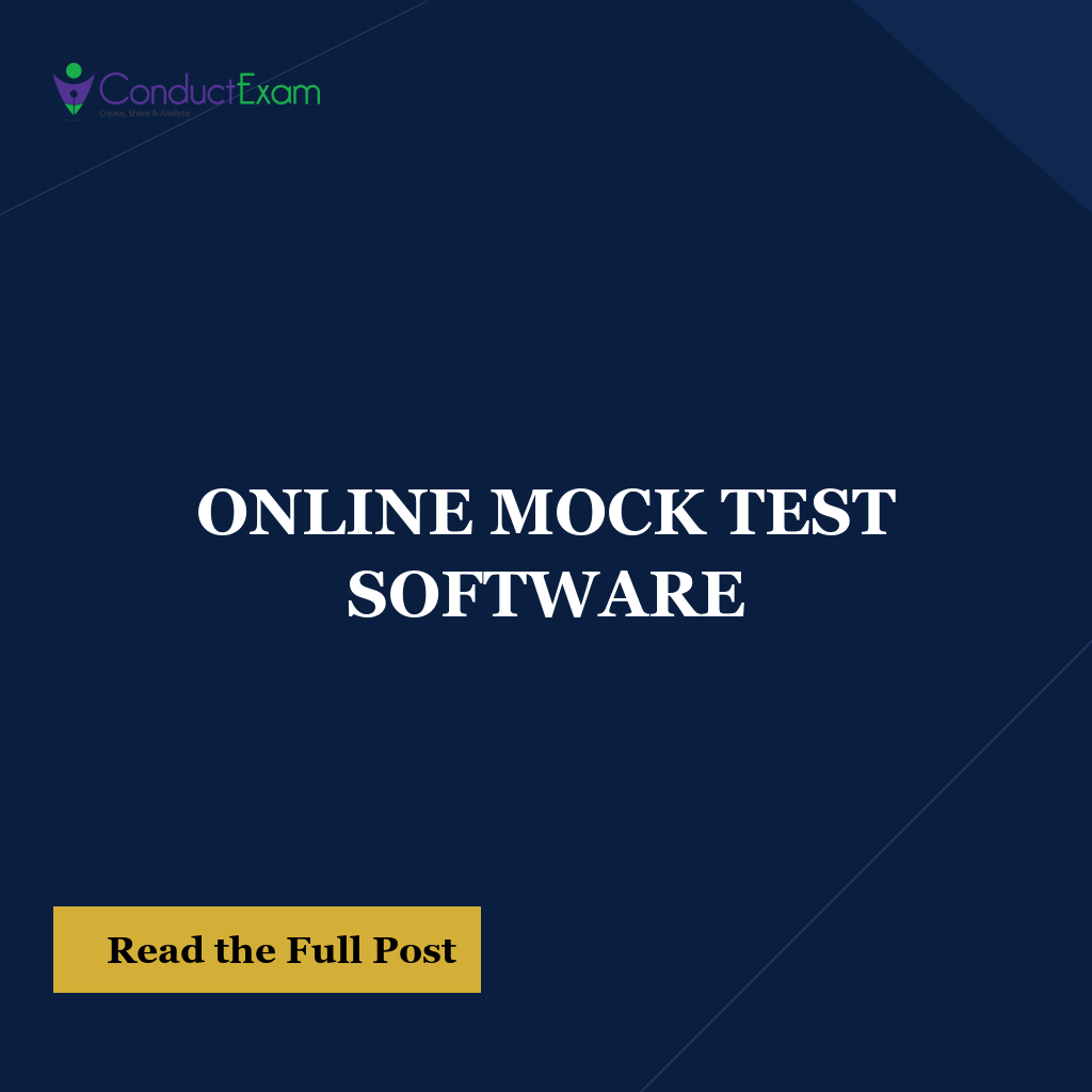 ONLINE MOCK TEST SOFTWARE