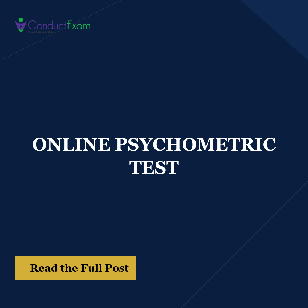 ONLINE PSYCHOMETRIC TEST