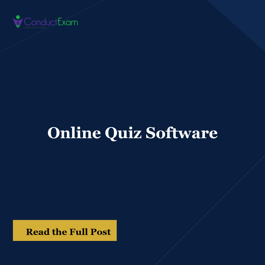 Online Quiz Software