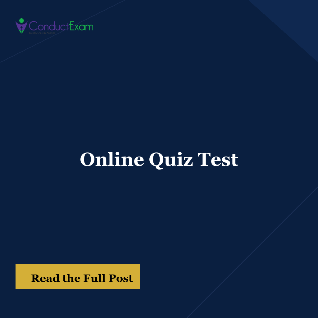 Online Quiz Test