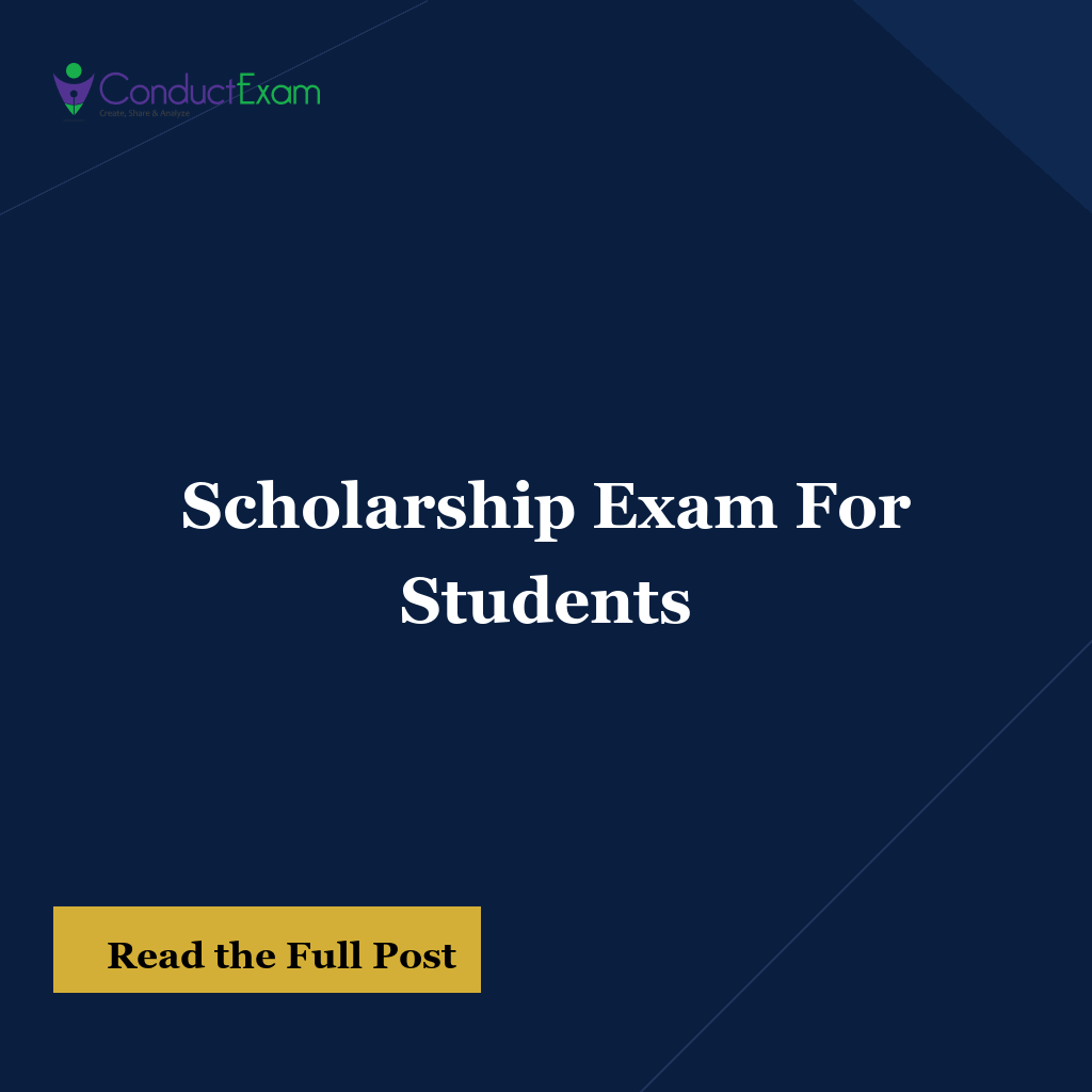 Scholarship Exam For Students