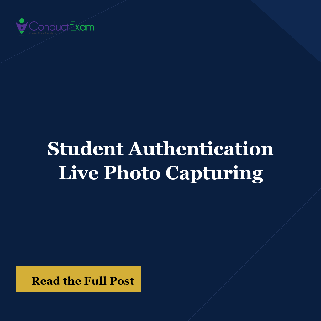 Student Authentication Live Photo Capturing