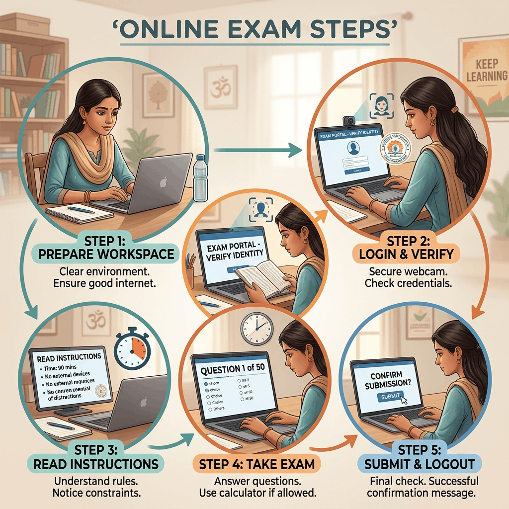 How Online Exam is Conducted: The Complete Step-by-Step Process