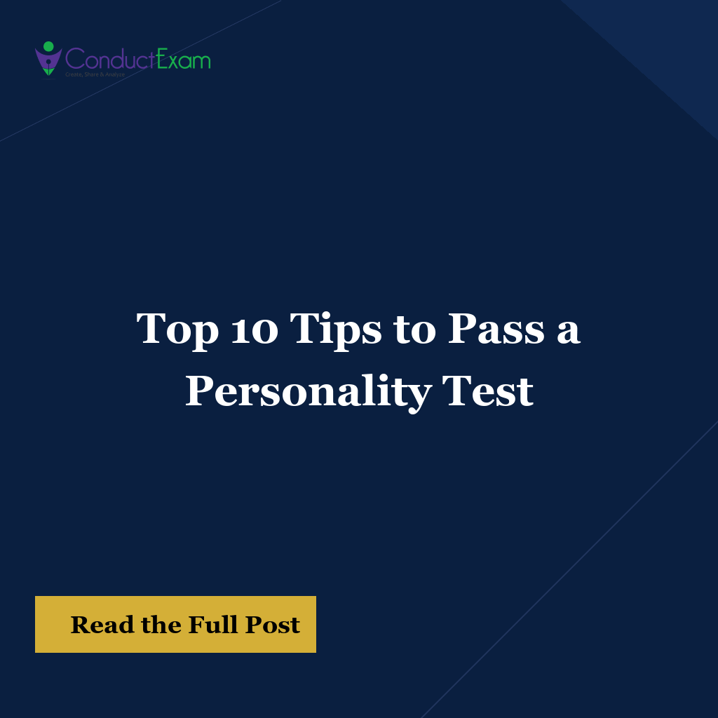 Top 10 Tips to Pass a Personality Test