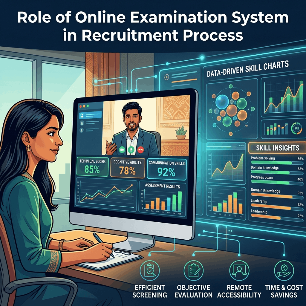 USE OF ONLINE EXAM SOFTWARE FOR RECRUITMENT