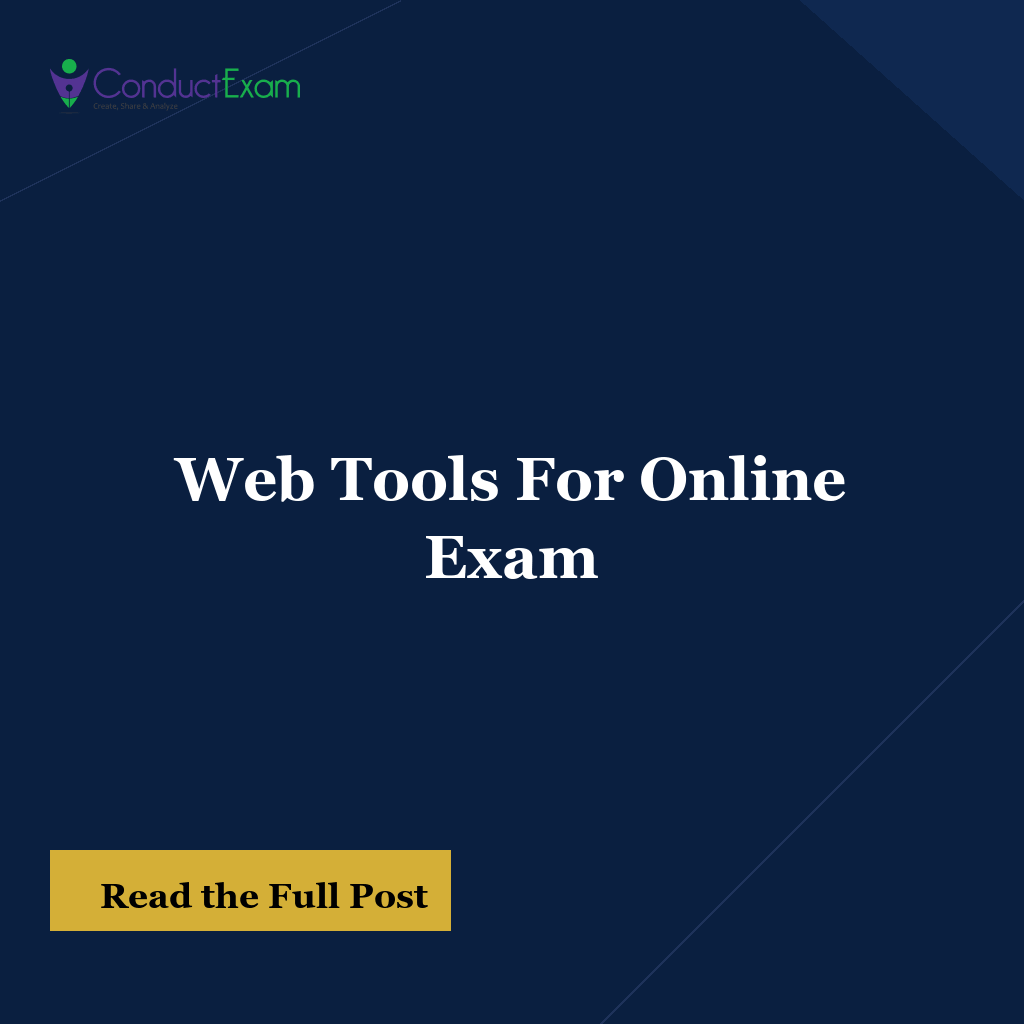 Web Tools For Online Exam